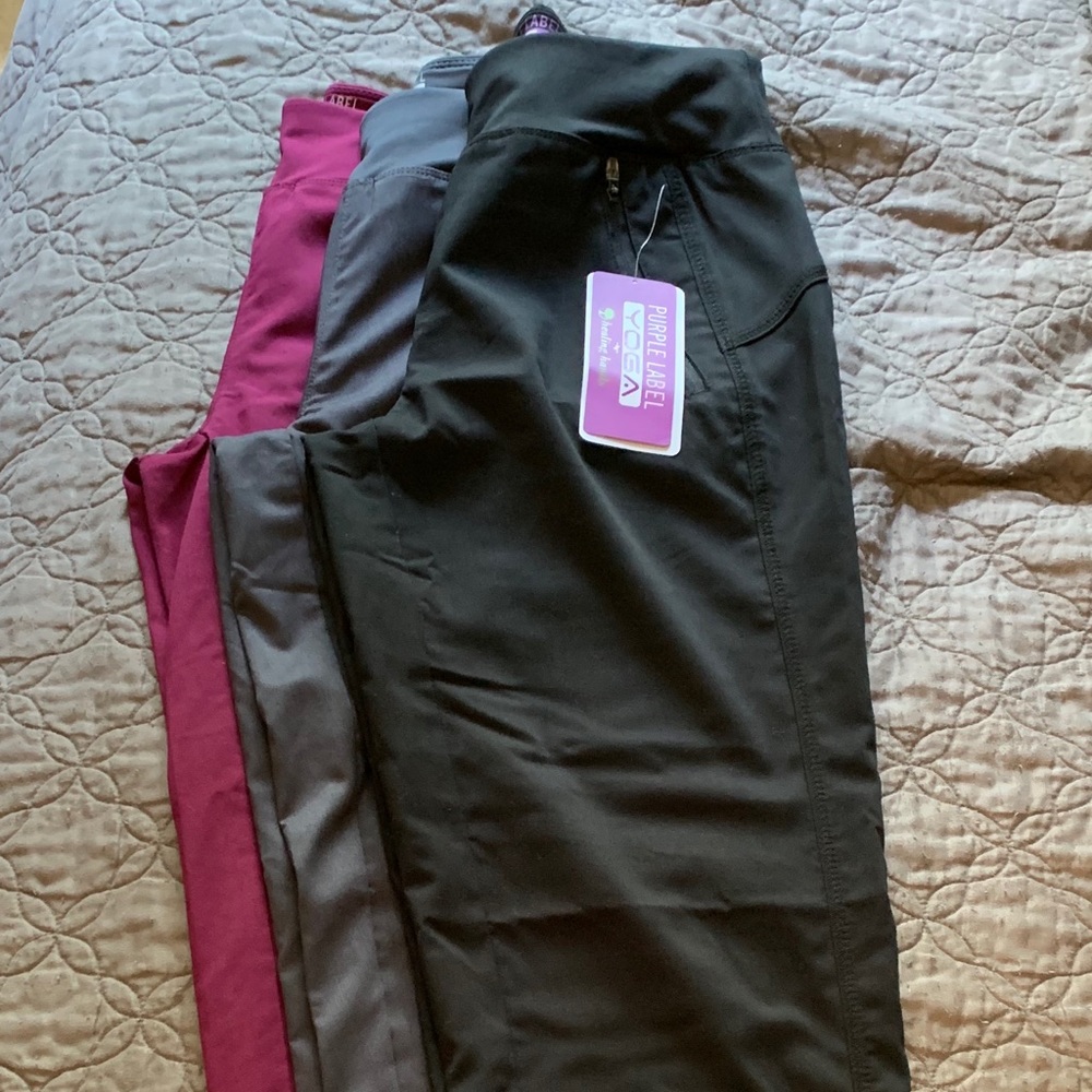 Healing hands purple label jogger scrub bottoms